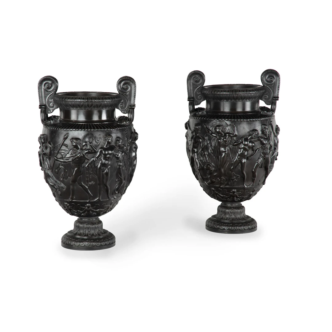 A Fine Pair of Mid 19th Century Bronze Grand Tour Copies of the Townley