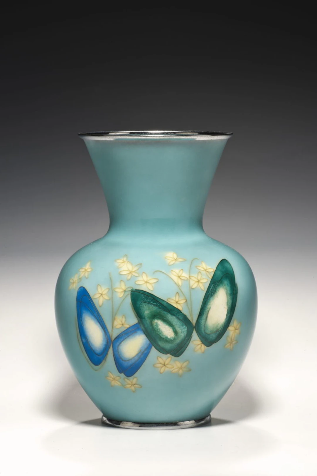 An unusual Japanese cloisonne vase by Tamura