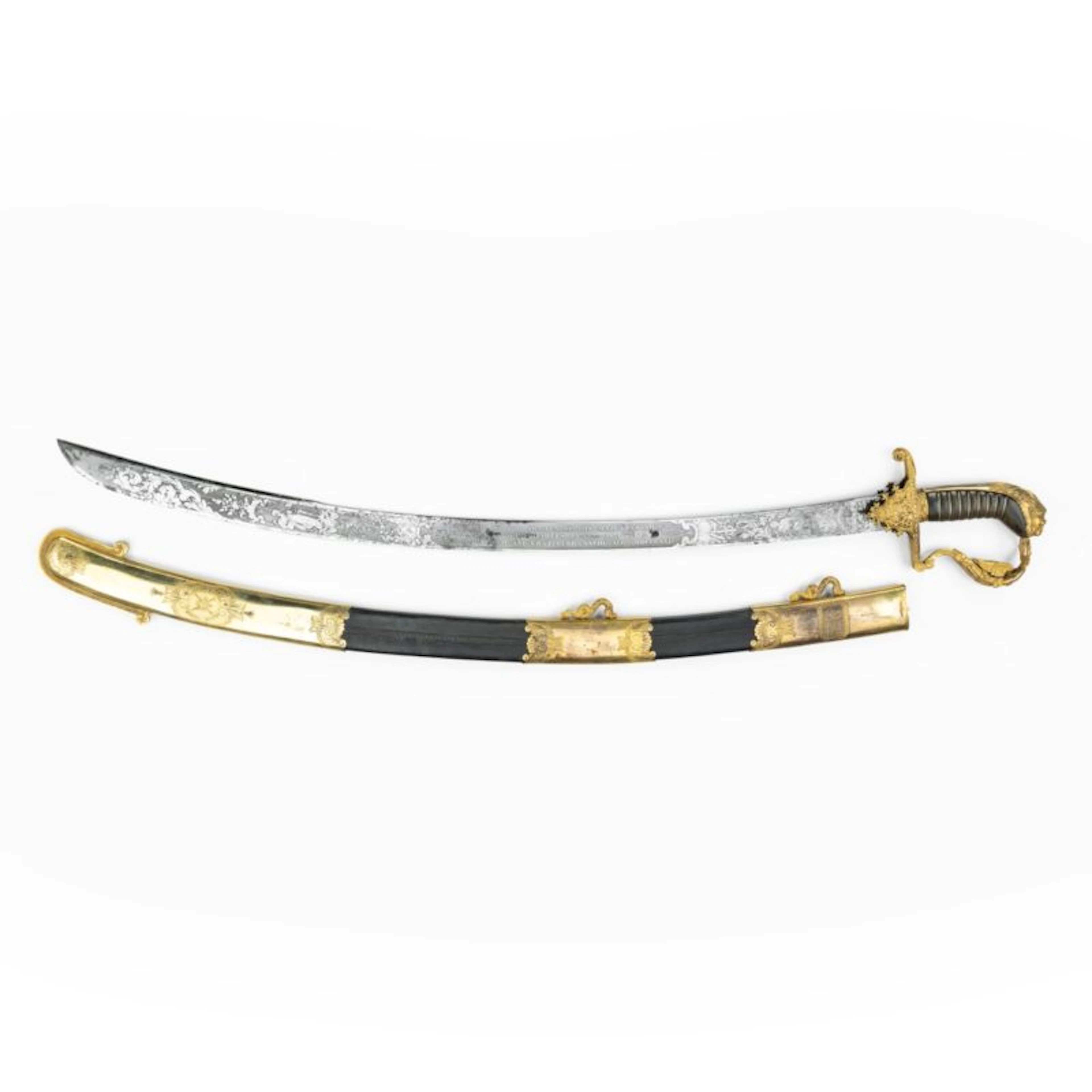 A fine presentation sword given to Lieutenant Charles Peake as a token