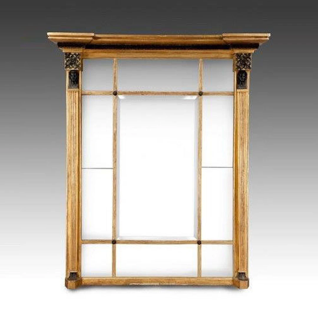 A Regency Giltwood Overmantle Mirror with interesting provenance