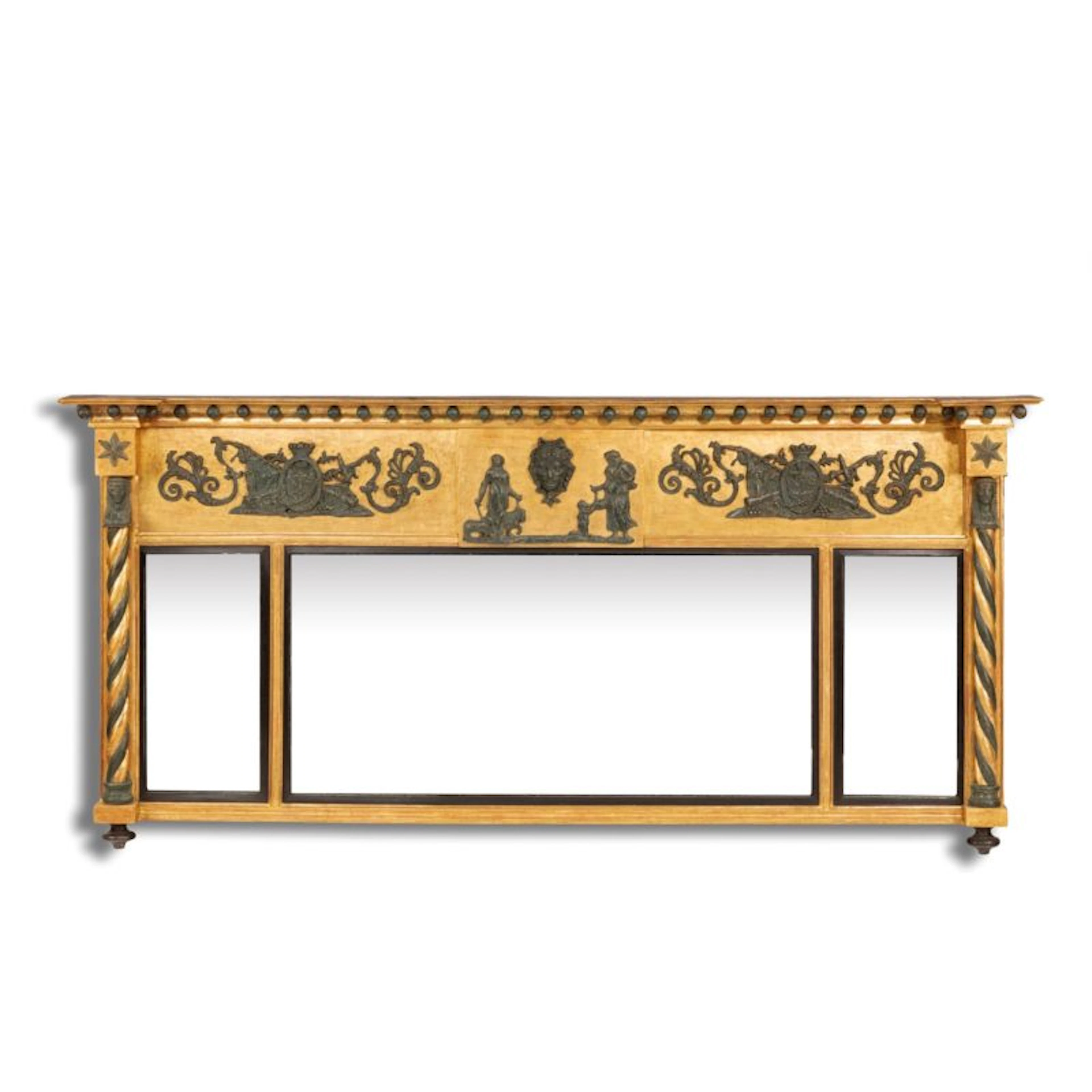 A George III Nelson Commemorative over-mantle Mirror