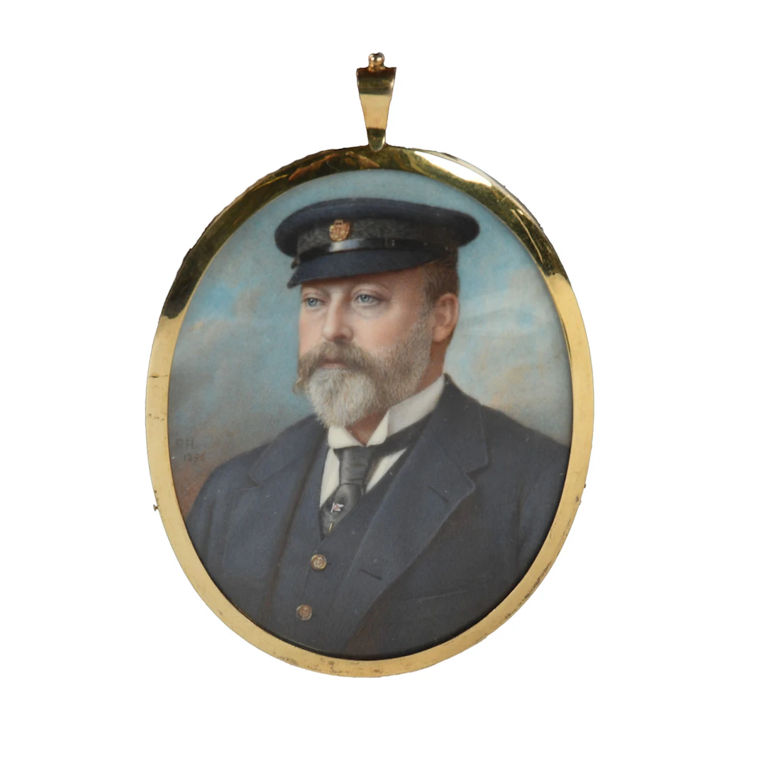 Miniature Portrait of the Prince of Wales, Later Edward VII, as Captain