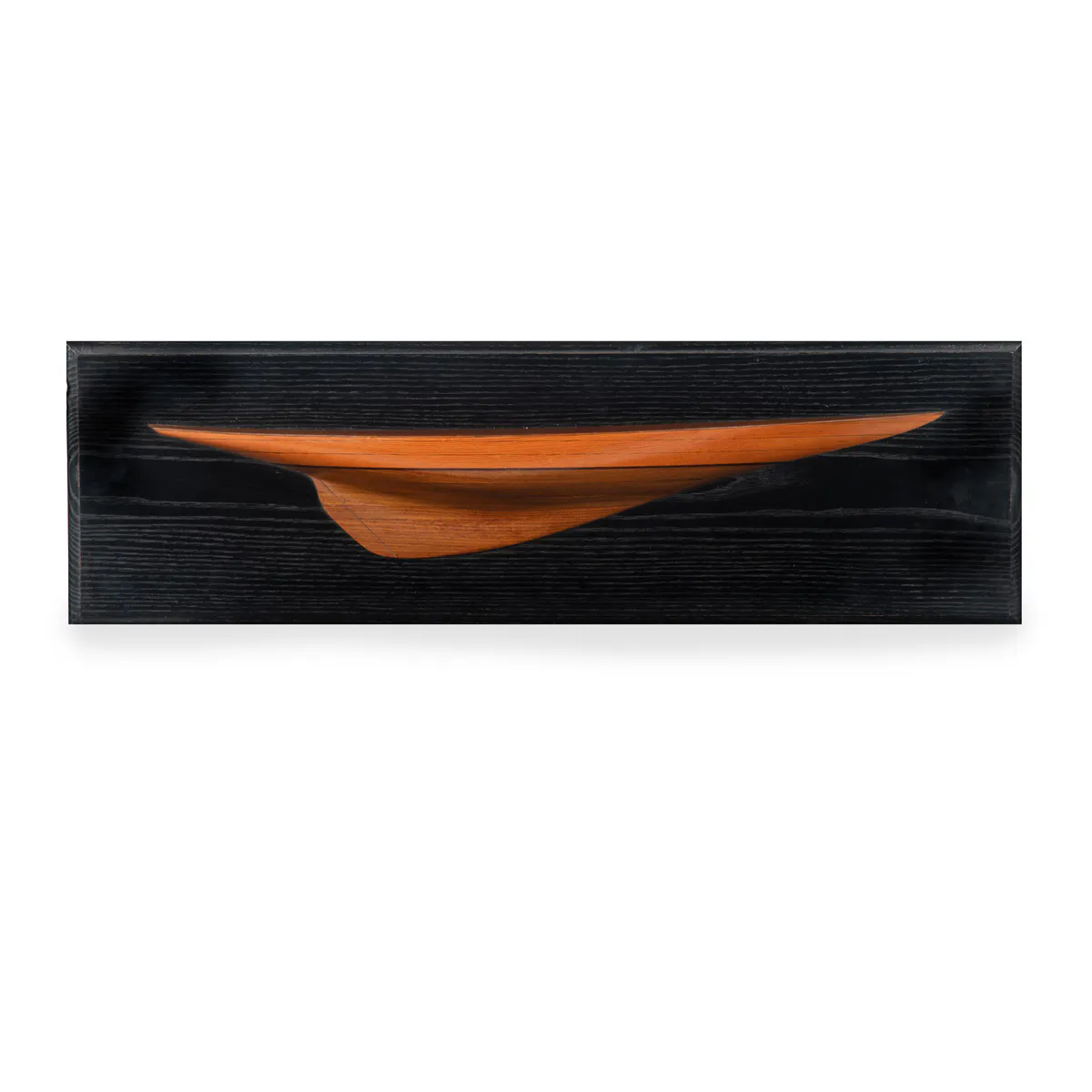 A finely executed half-block model of the J Class yacht Rainbow