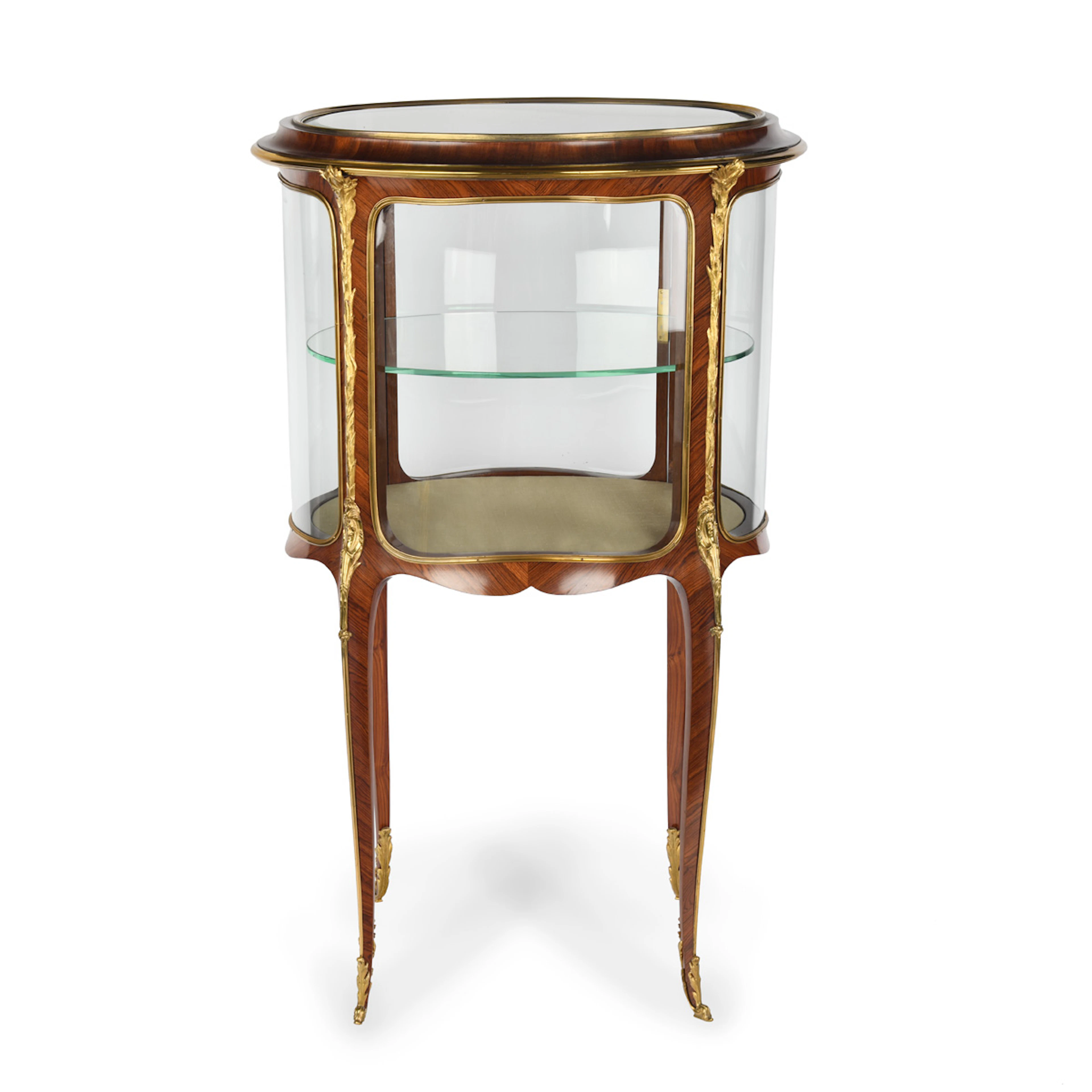Late 19th Century French Kingwood and Ormolu Vitrine or Display Cabinet