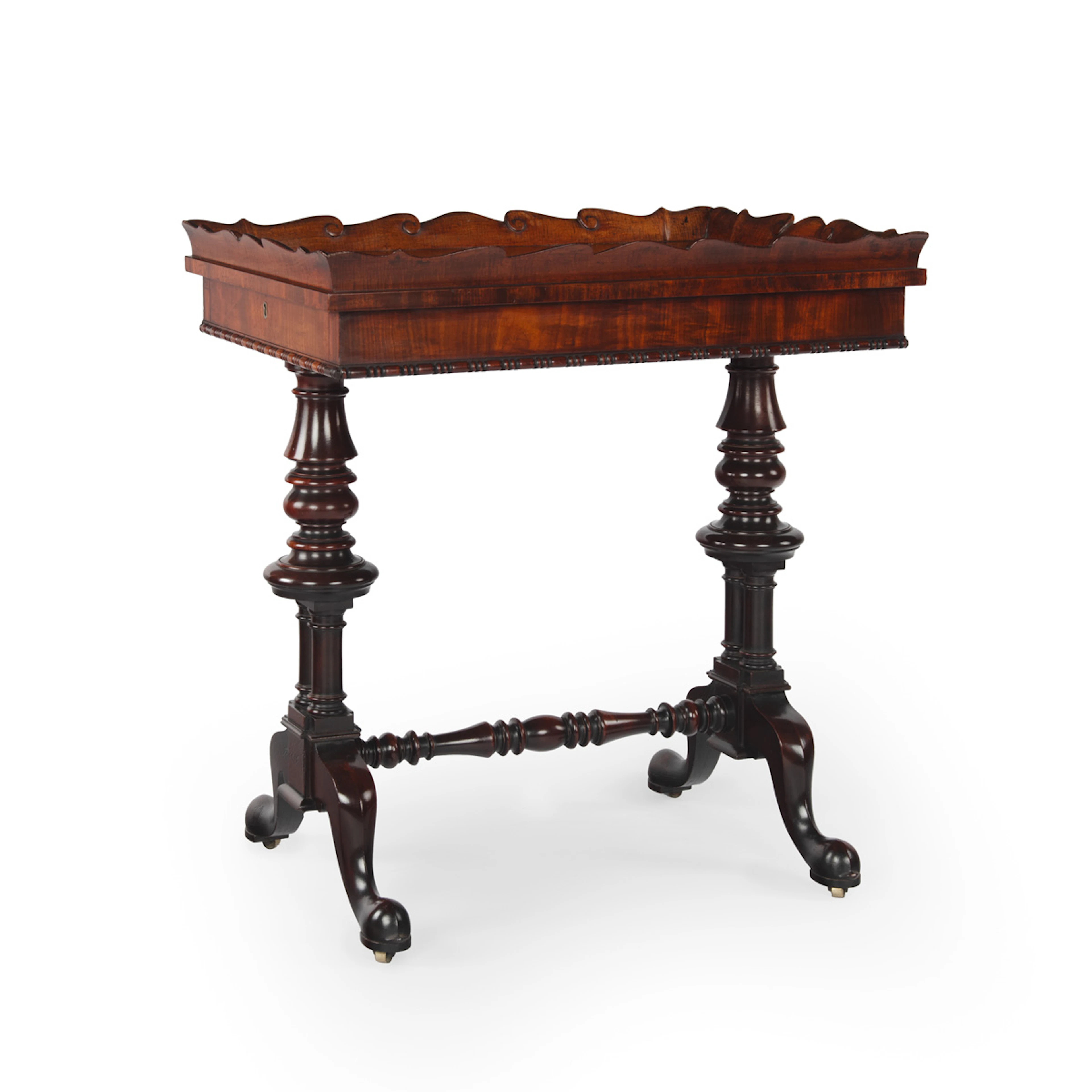 A fine George IV period tray top occasional table by Gillows, c.1825