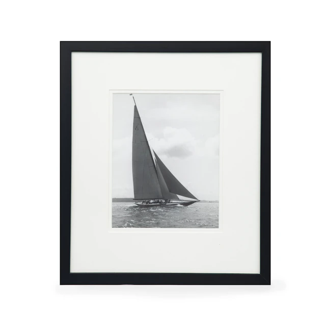 Shamrock 1927 powered up on piers tack gelatin print by Kirk and sons