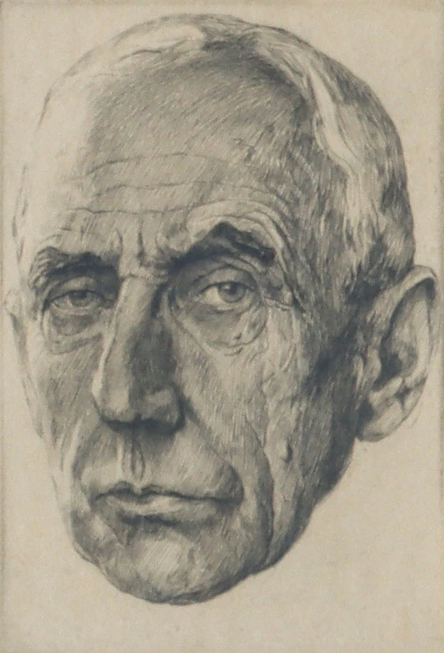 Kristofer Eriksen, Roald Amundsen. Etsning