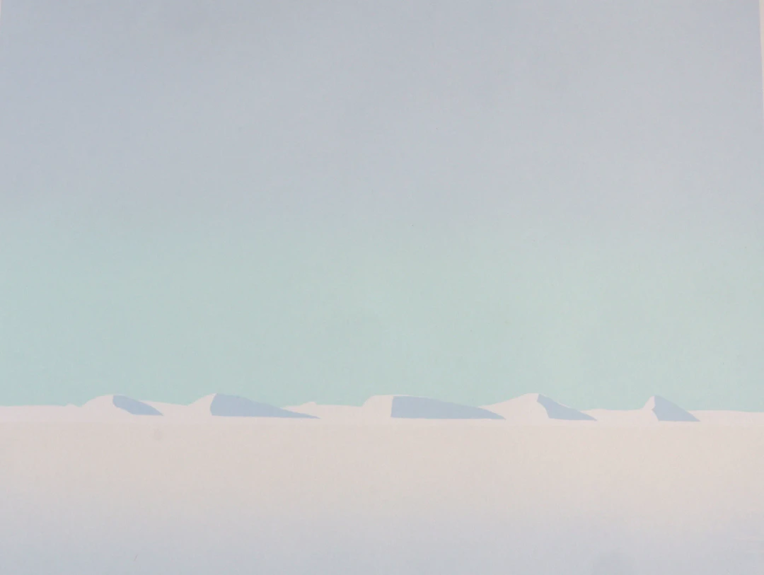 Kåre Tveter, Arctic light. Serigrafi.