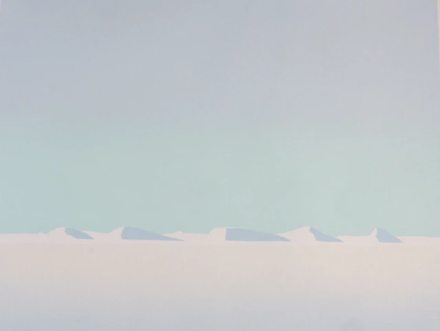 Kåre Tveter, Arctic light. Serigrafi.