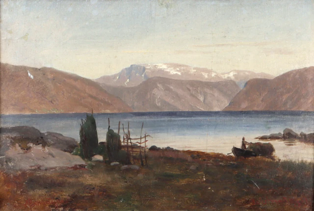 Georg A. Rasmussen, Balestrand. Maleri.