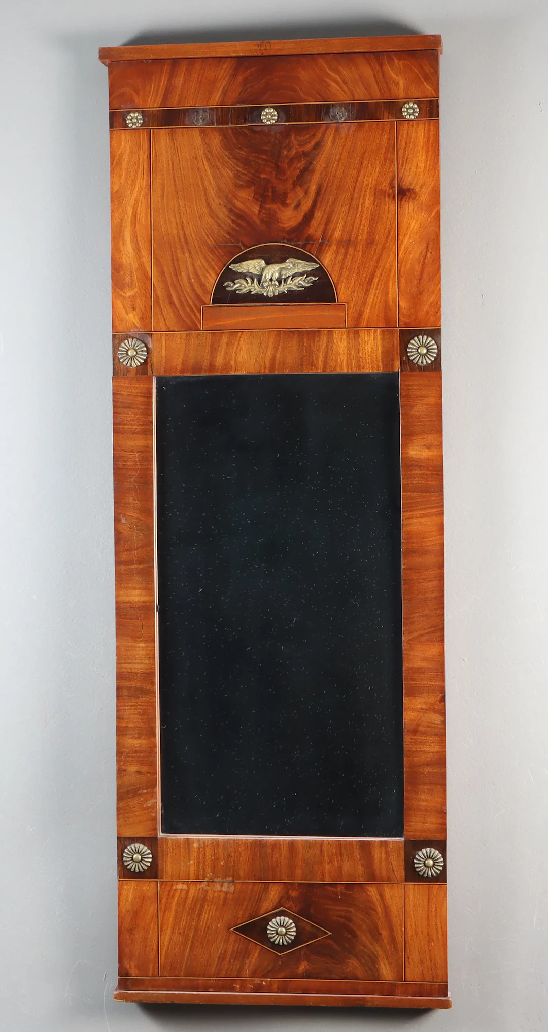 Speil i mahogny, 1800 t.