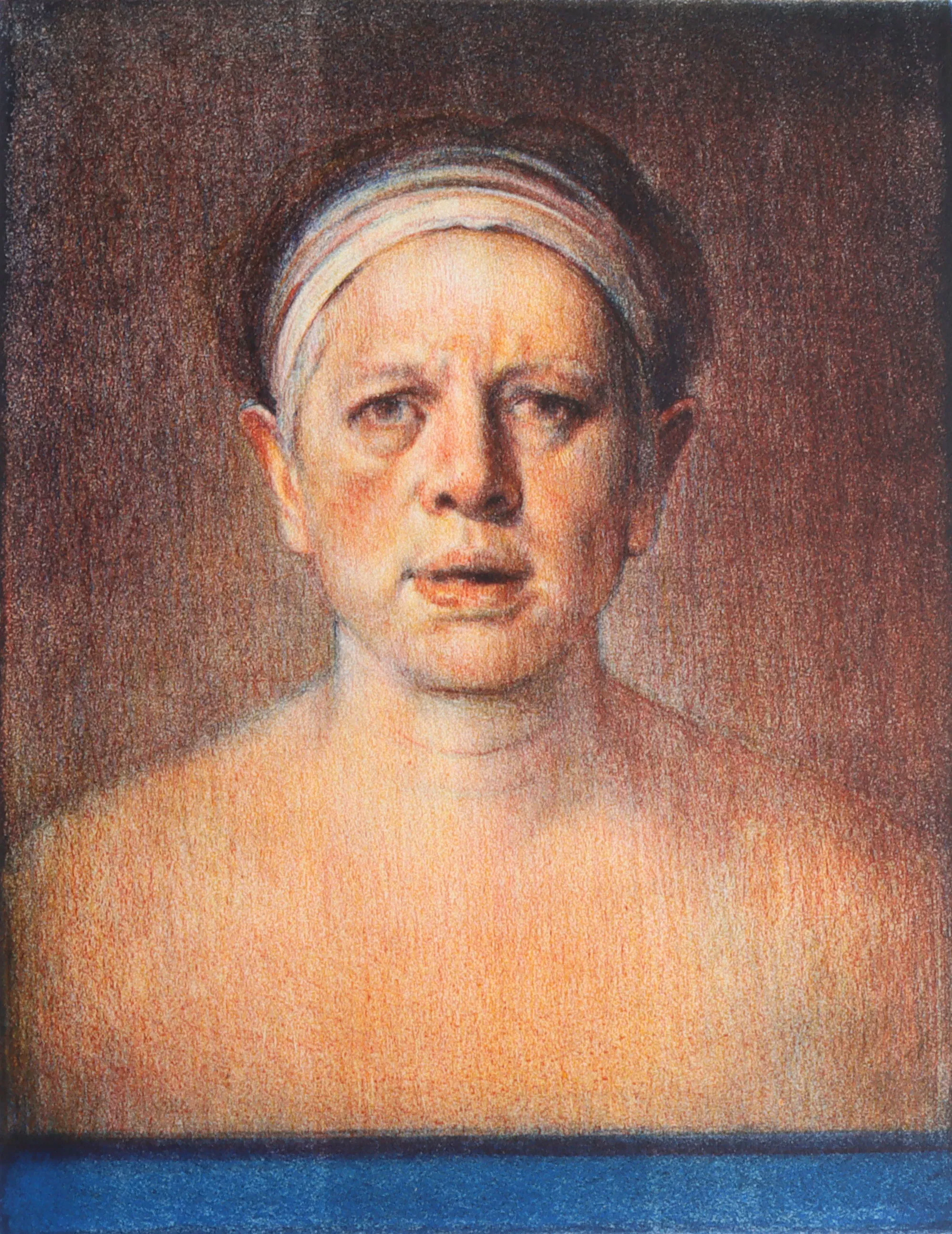 Odd Nerdrum, Selvportrett. Lito.