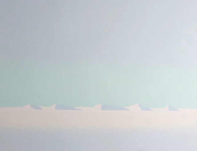 Kåre Tveter, Arctic light. Serigrafi.