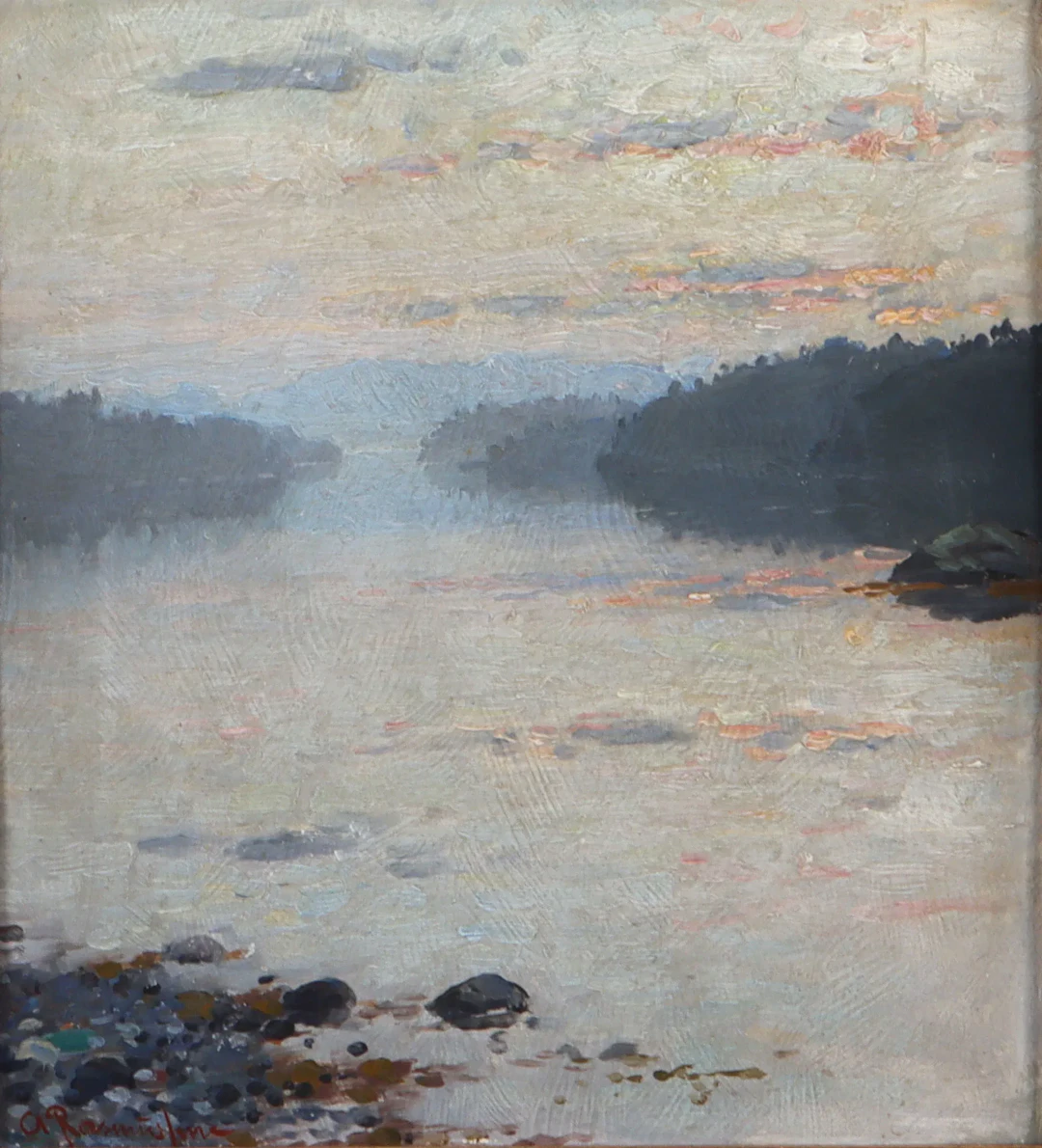 Georg A. Rasmussen, kyst. Maleri.