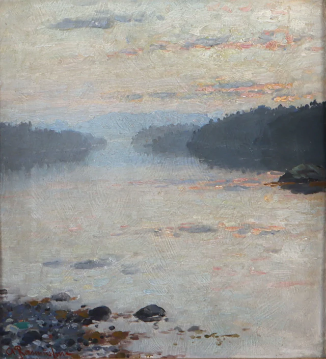 Georg A. Rasmussen, kyst. Maleri.