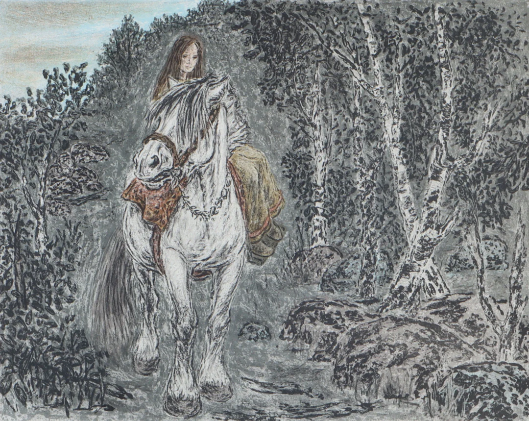 Harald Kihle, Guro. Litografi.
