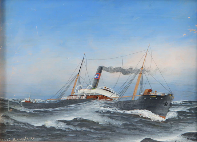 Skutemaleri, Olaf Gulbrandsen. Star
