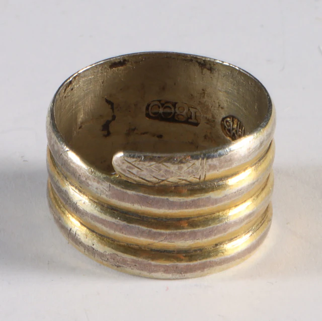 Ring i sølv, Peter Blydt 1800.