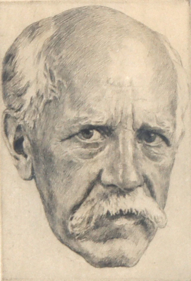 Kristofer Eriksen, Fridtjof Nansen. Etsning