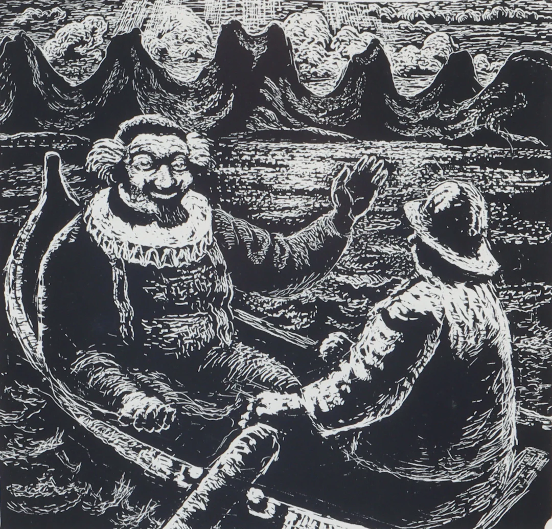 Kaare Espolin Johnson, Petter Dass. Serigrafi.
