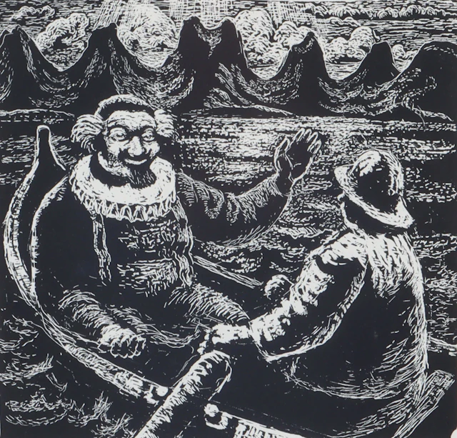 Kaare Espolin Johnson, Petter Dass. Serigrafi.