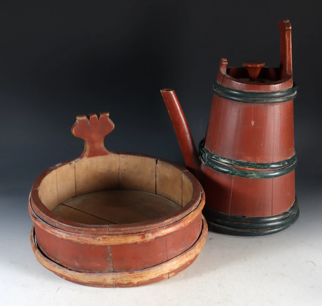 Tutekanne og melkering, 1800 t.