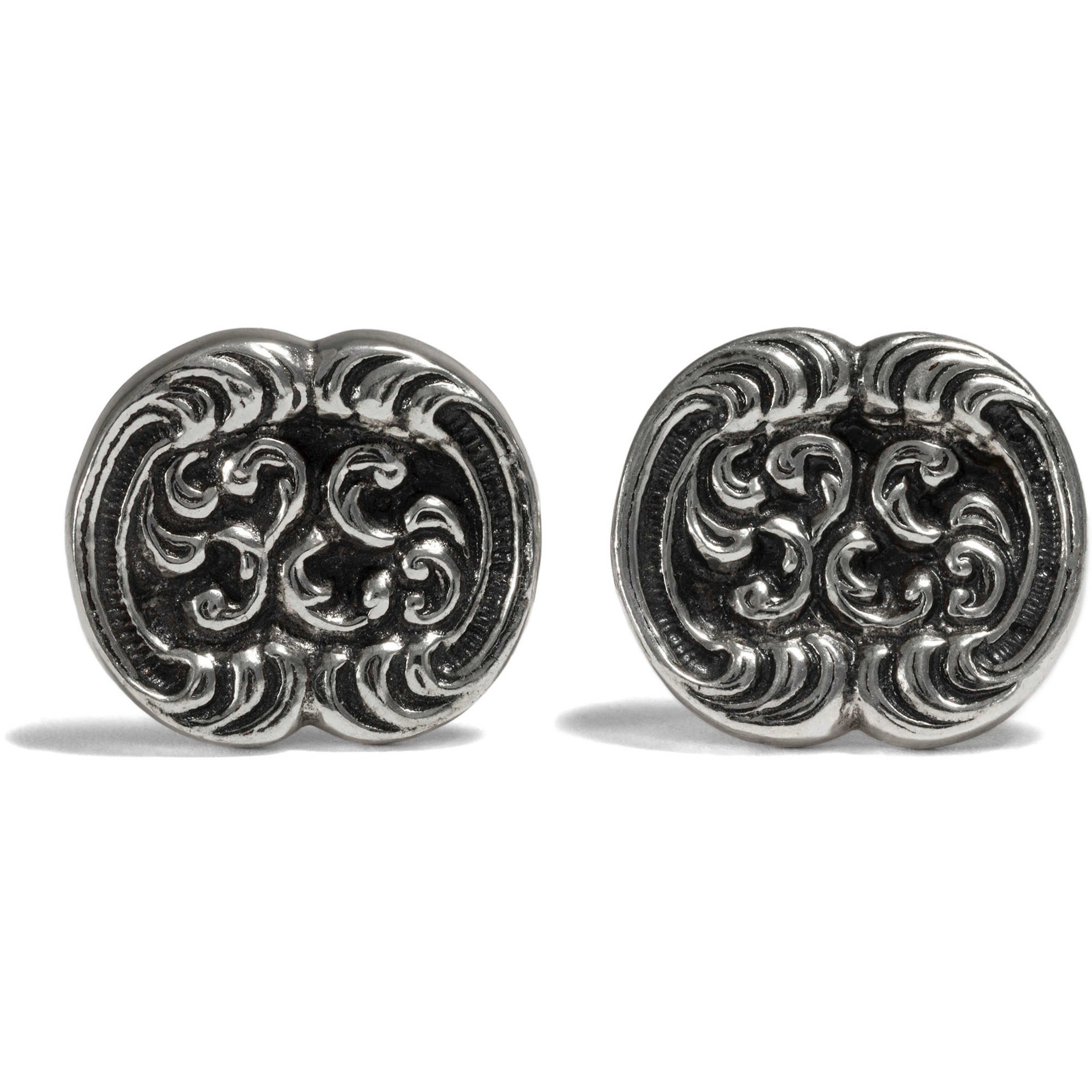 Vintage Cufflinks in Forms of the Rococo, Blachian Around 1960