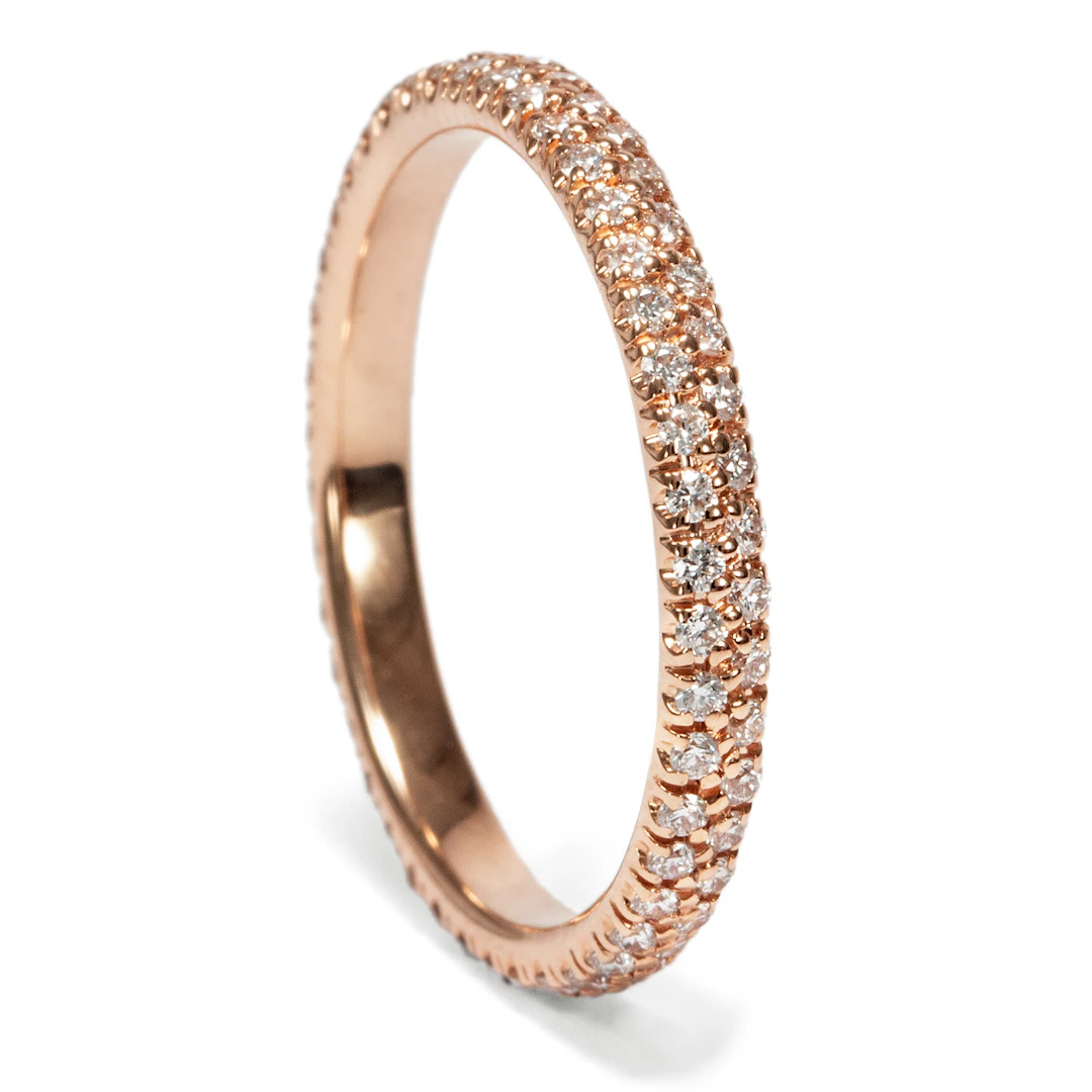 Precious Memory Ring With 0.52 ct Diamonds in Rose Gold From Contemporary