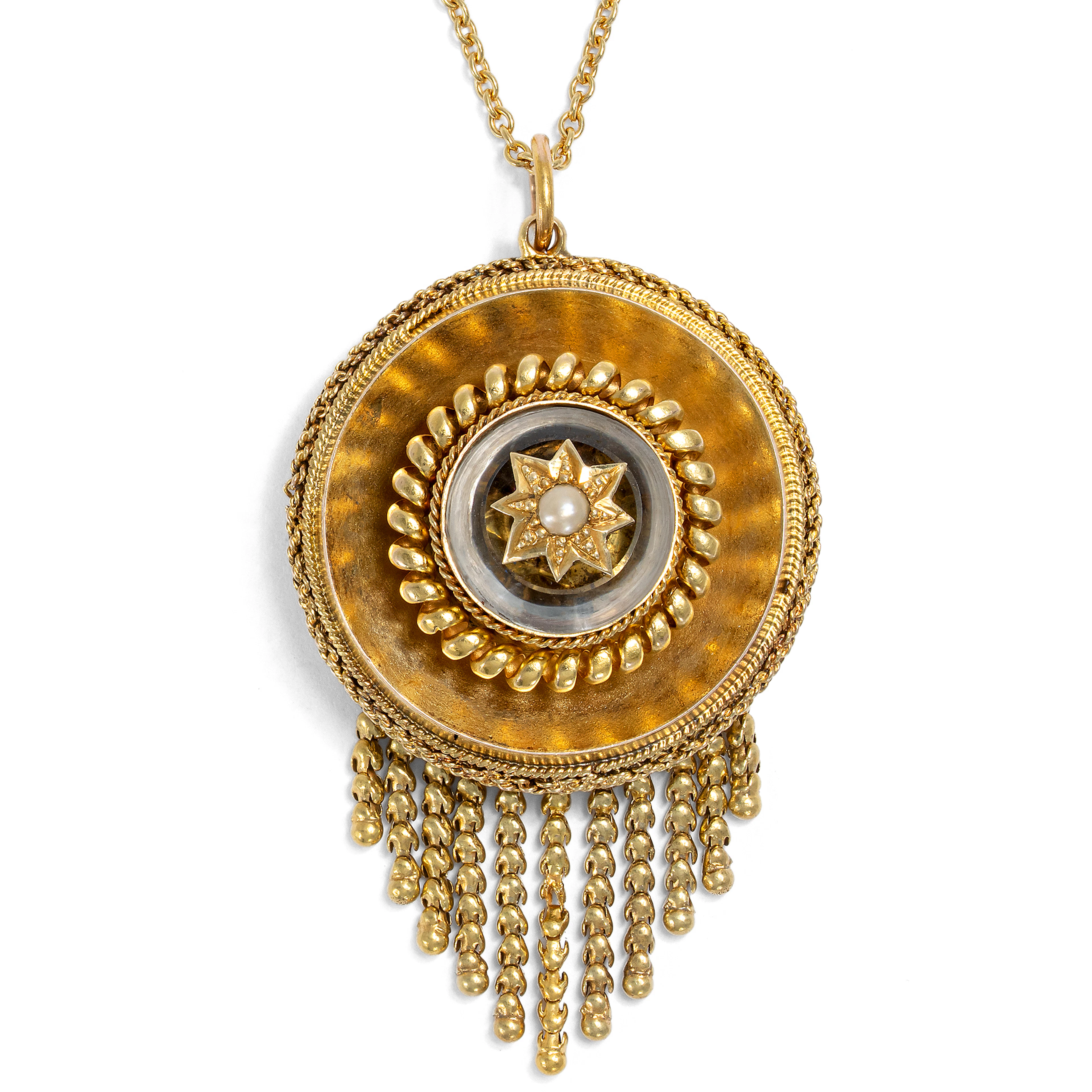 Victorian Gold Locket in the Archaeological Style, c. 1870