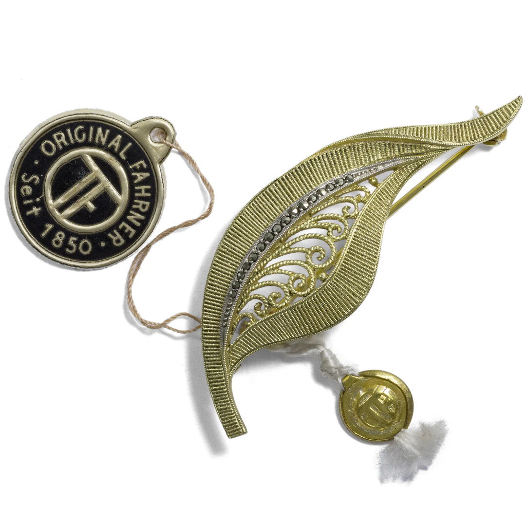 Vintage Brooch by Theodor Fahrner With Marcasites, Around 1955