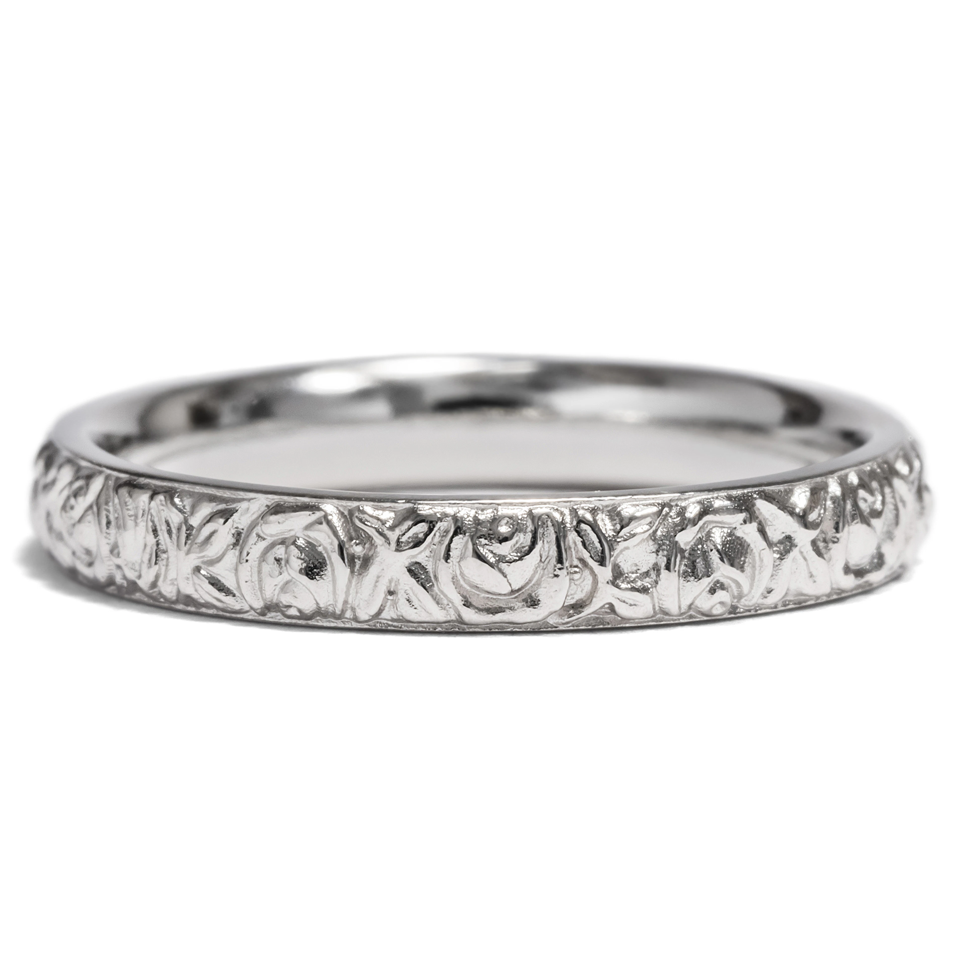 Medium-Width Platinum Ring From Our Workshop