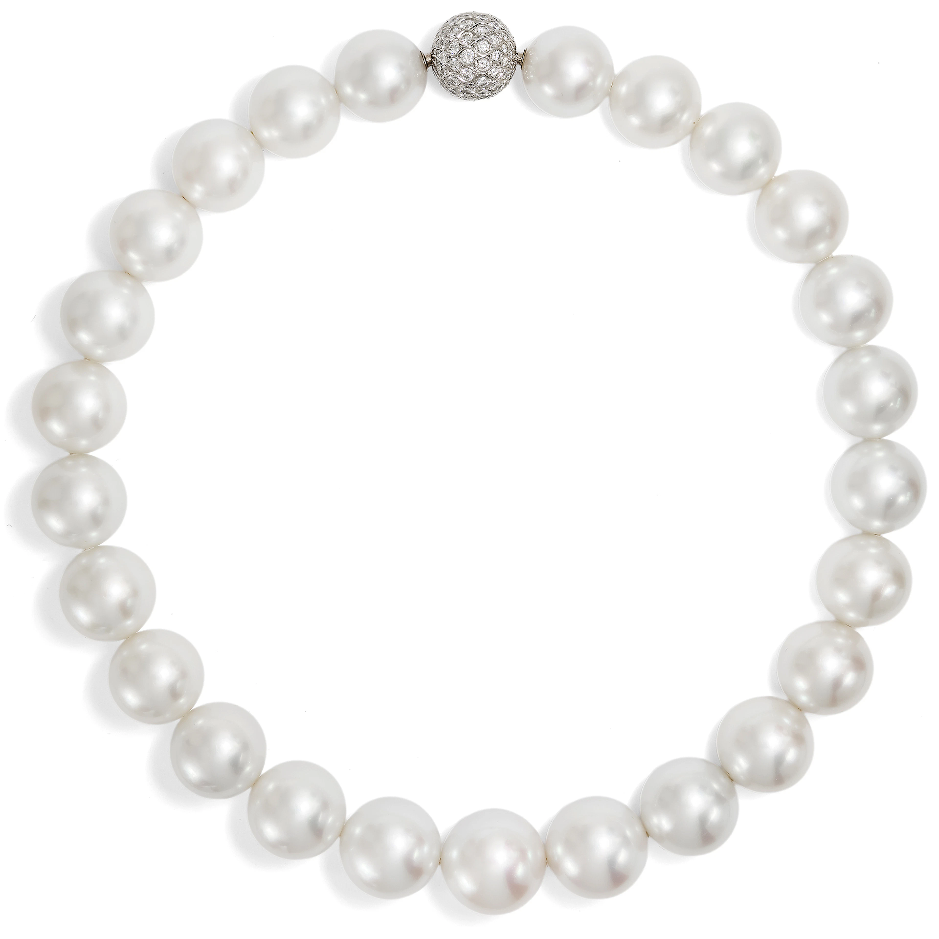 Exceptional “Collier Princesse” Made of South Sea Pearls by Günther