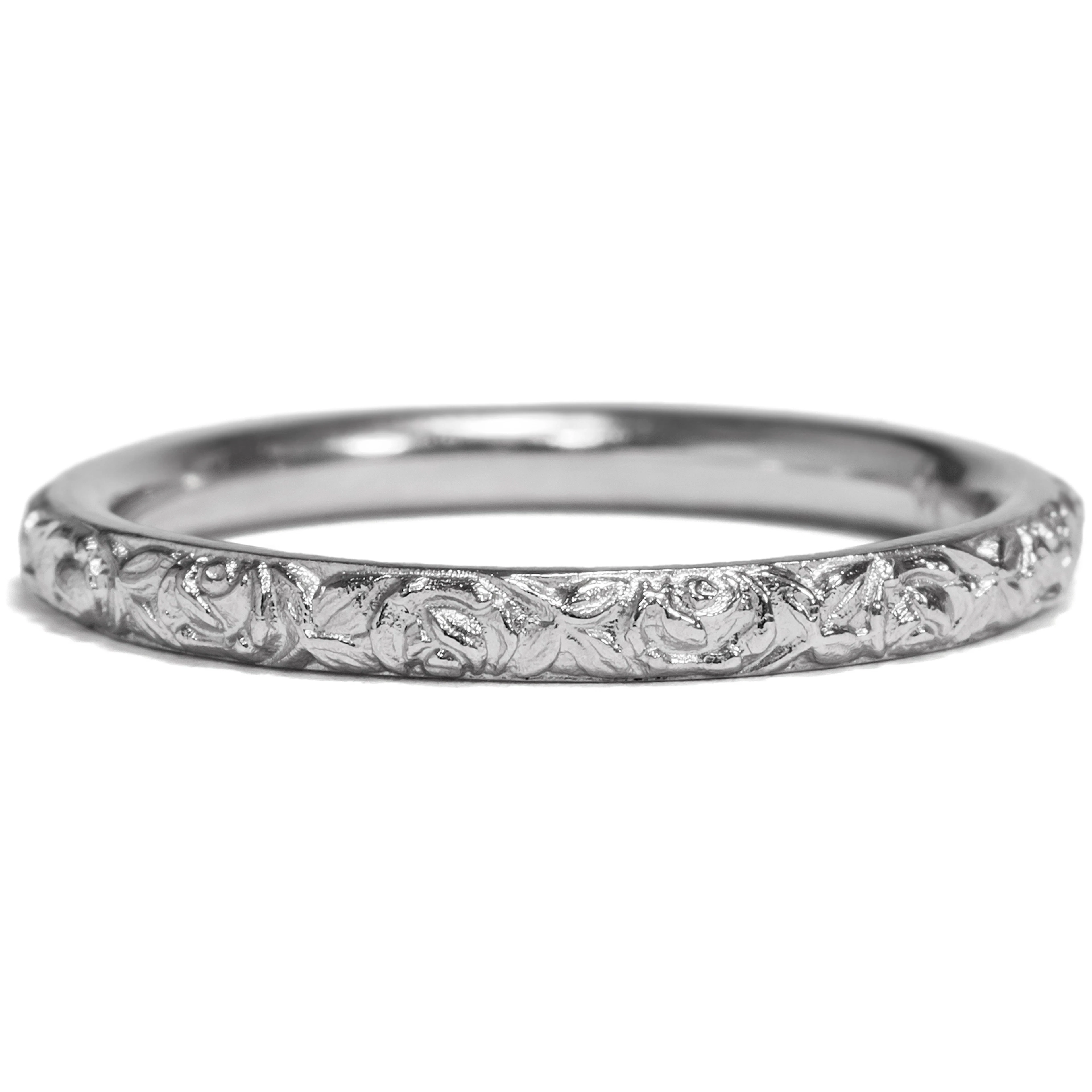 Slim Platinum Ring From Our Workshop