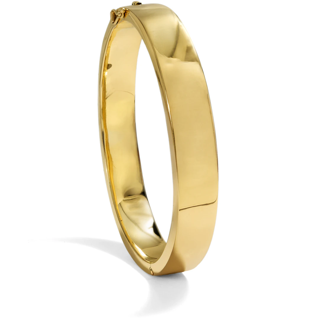 Timeless Gold Bangle by Louis Fiessler, Pforzheim, circa 1960