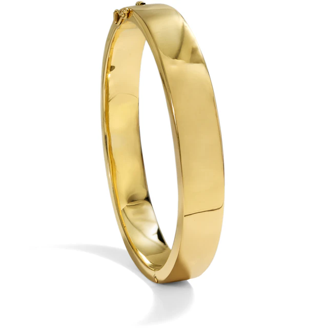 Timeless Gold Bangle by Louis Fiessler, Pforzheim, circa 1960