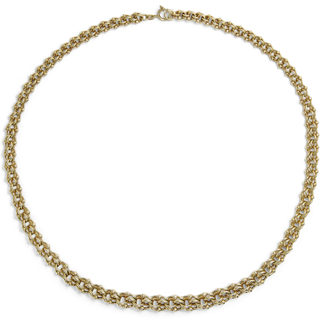 Beautiful Vintage Gold Chain from Friedrich Binder, Mönsheim Around 1955