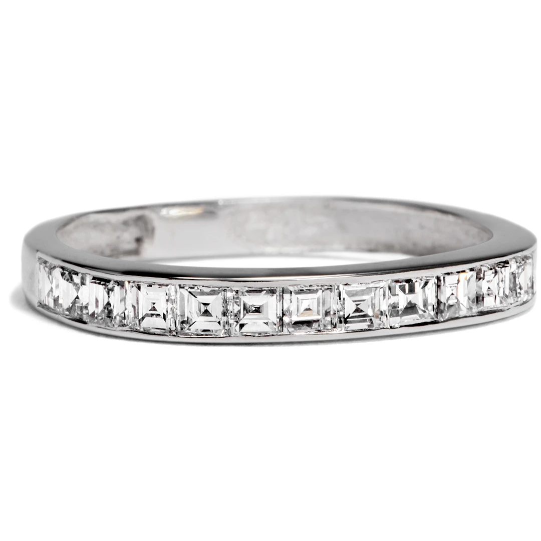 Geometric Half Memory Ring With Diamonds, 1960s