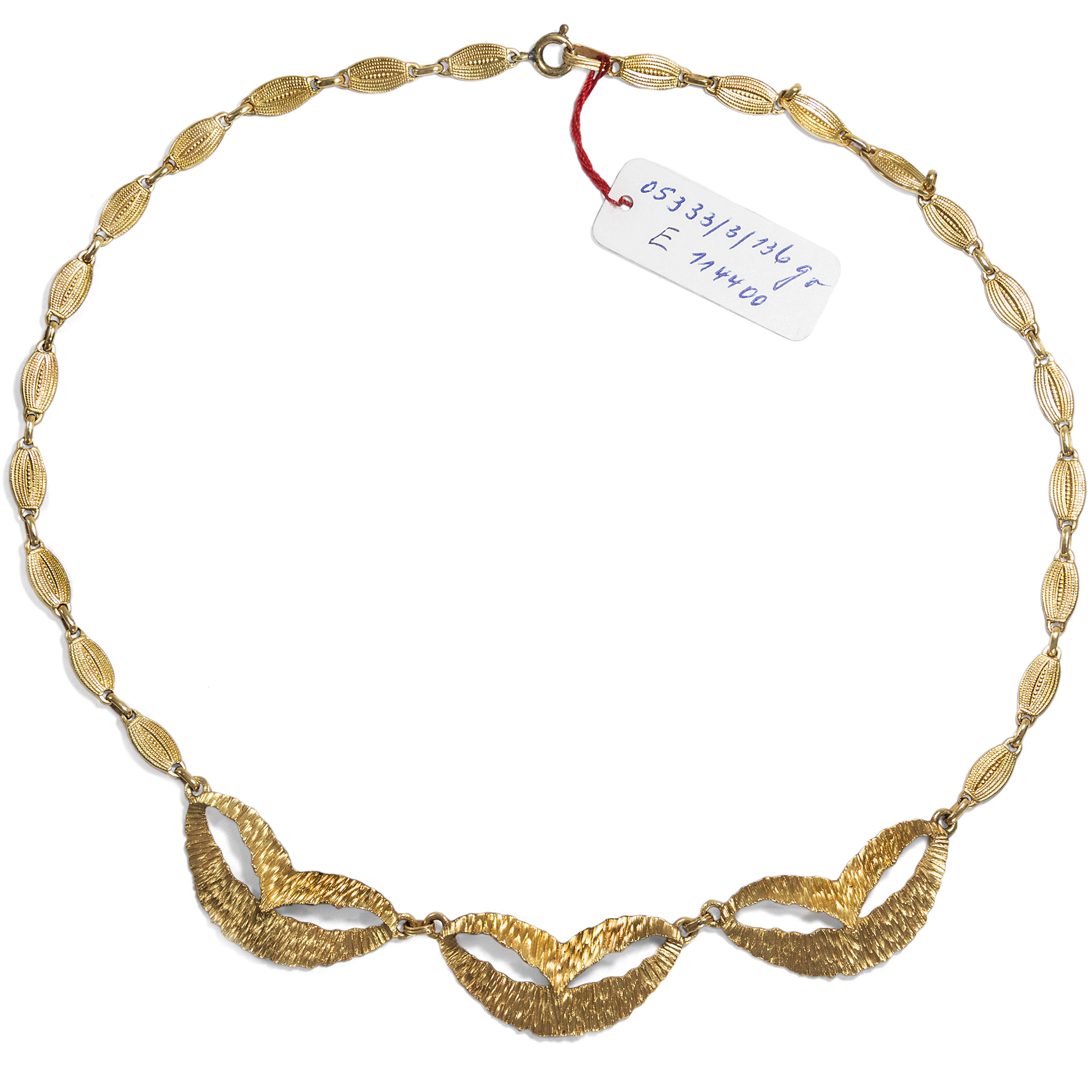 Exciting Midcentury Necklace Made of Silver by Theodor Fahrner, 1950s