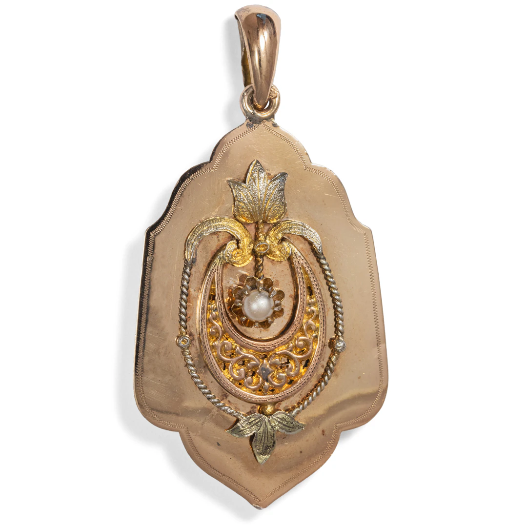 Antique Locket Pendant of the Years Around 1870
