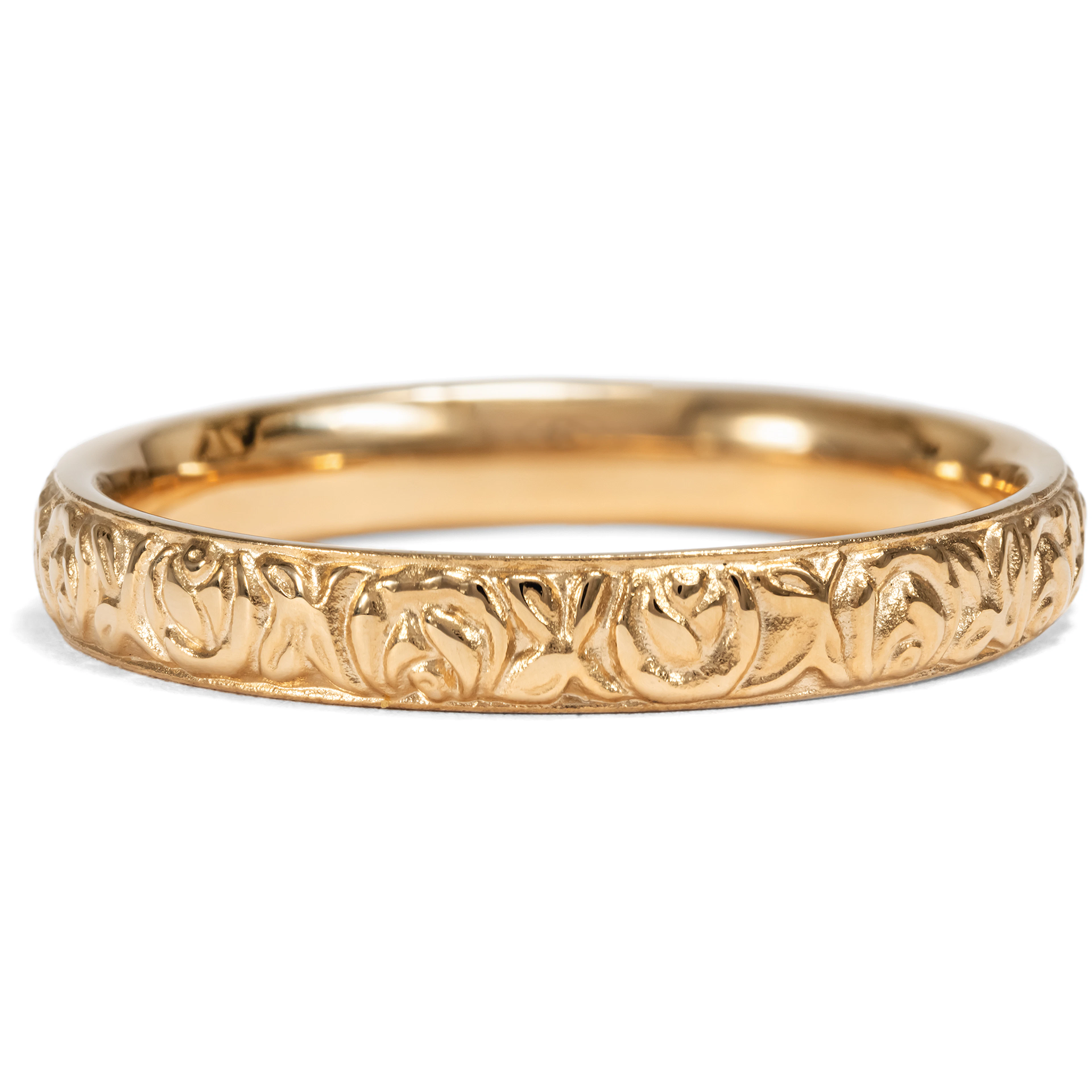 Wide High Carat Rose Gold Ring from Our Workshop