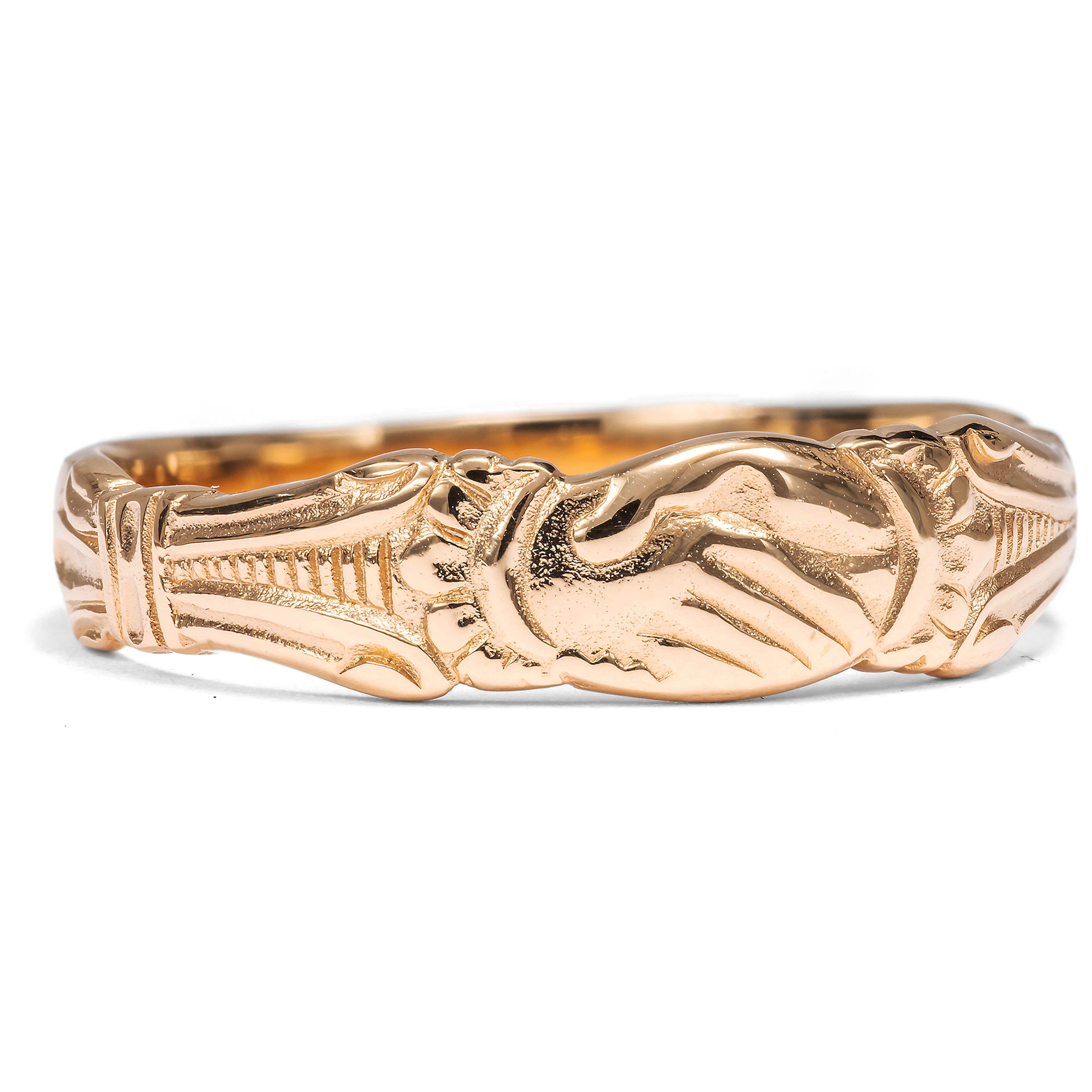 Romantic Rose Gold Ring, Made in Our Workshop