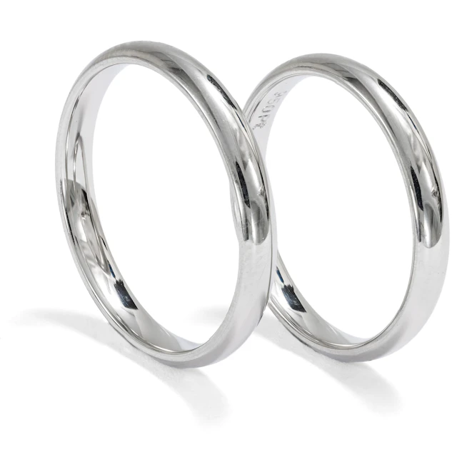 Luxurious Pair of Platinum Wedding Bands From Our Workshop