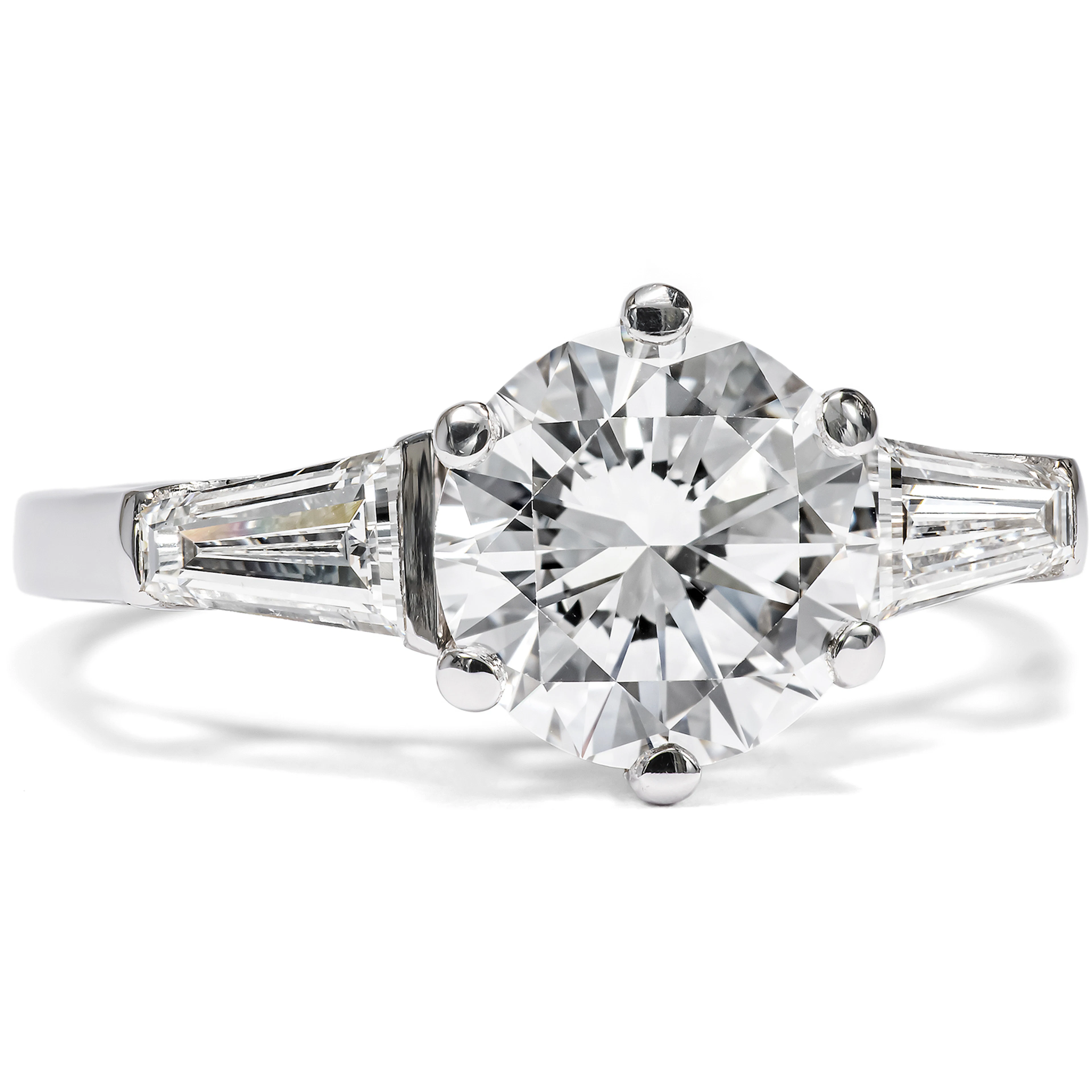 Excellent Vintage Diamond Ring with 1.82 ct Brilliant (D, vsi) in