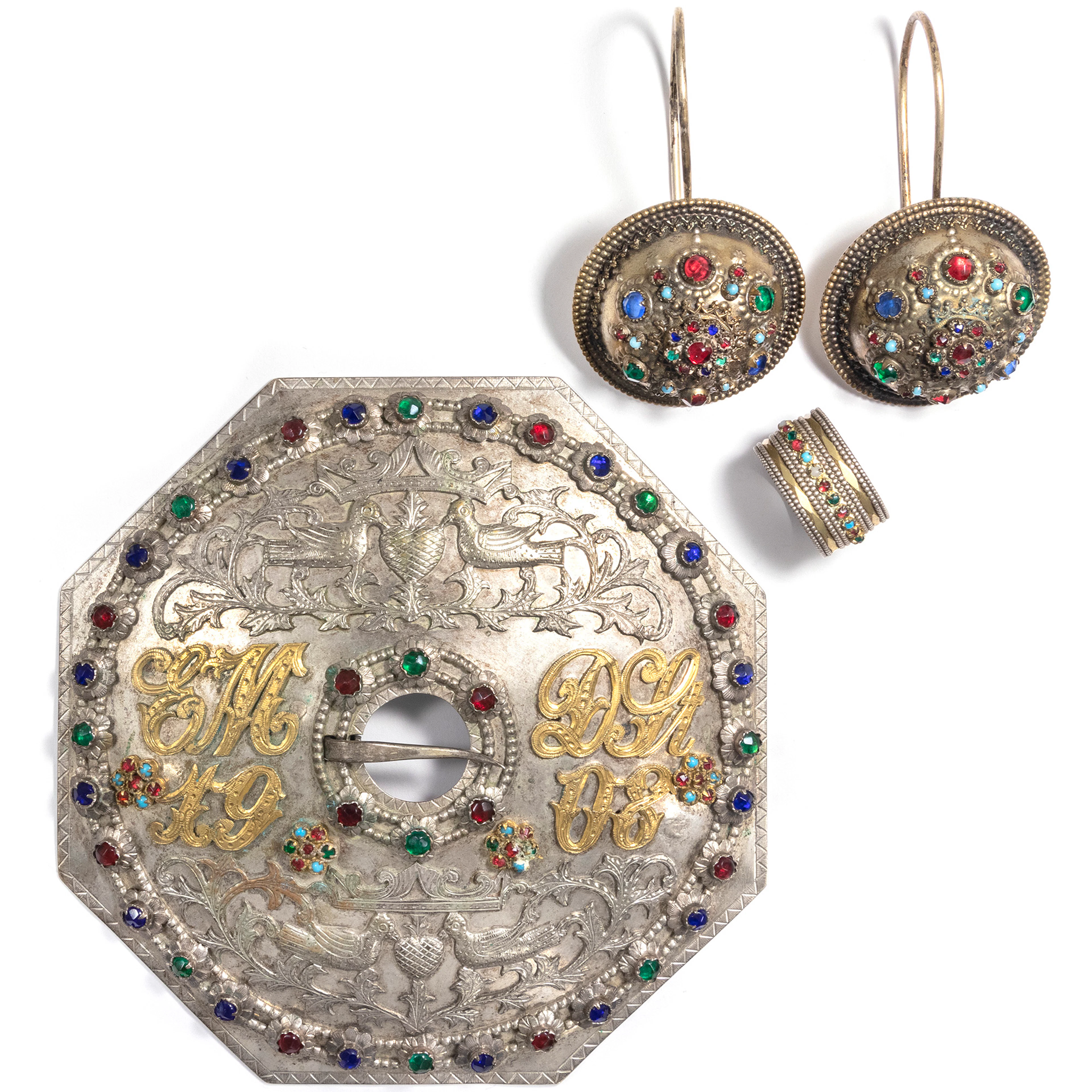 Large Traditional Costume Jewellery Parure From the Schaumburg Region