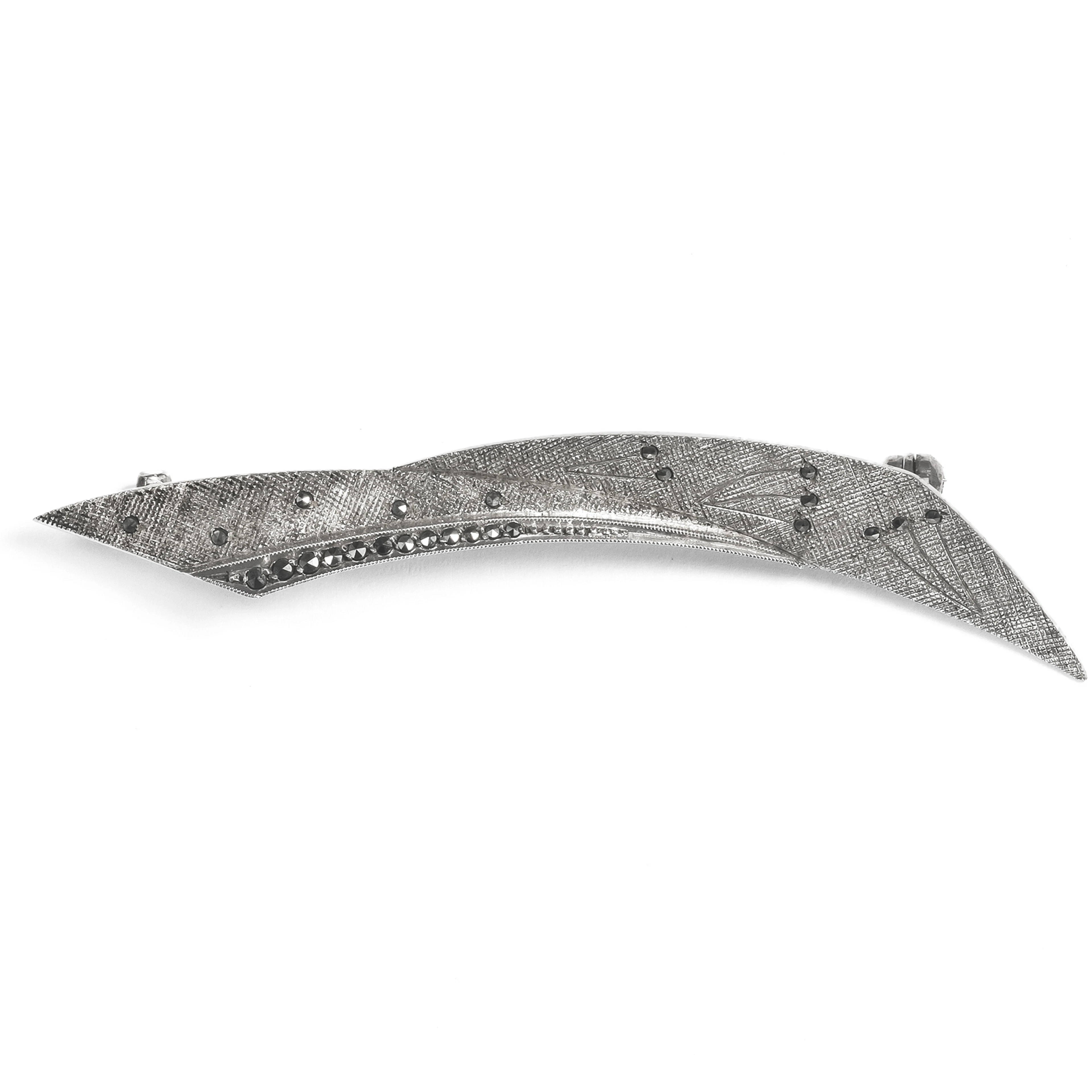 Elegant Brooch by Theodor Fahrner, Pforzheim ca. 1955