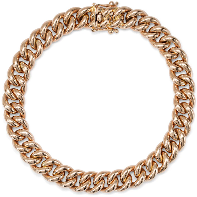 Timeless Antique Rose Gold Curb Chain Bracelet, German, c. 1900