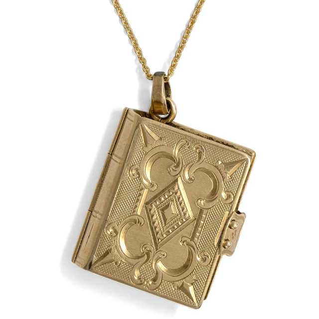Family Album Made of Gold as a Locket Pendant, c. 1885