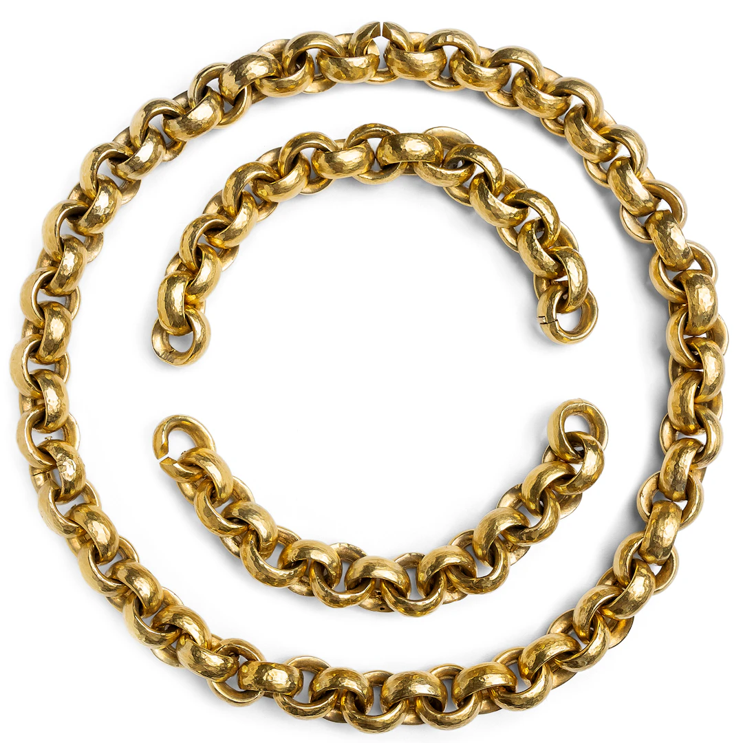 Fabulous, Convertible Necklace with Bracelets Made of 936 Grams of