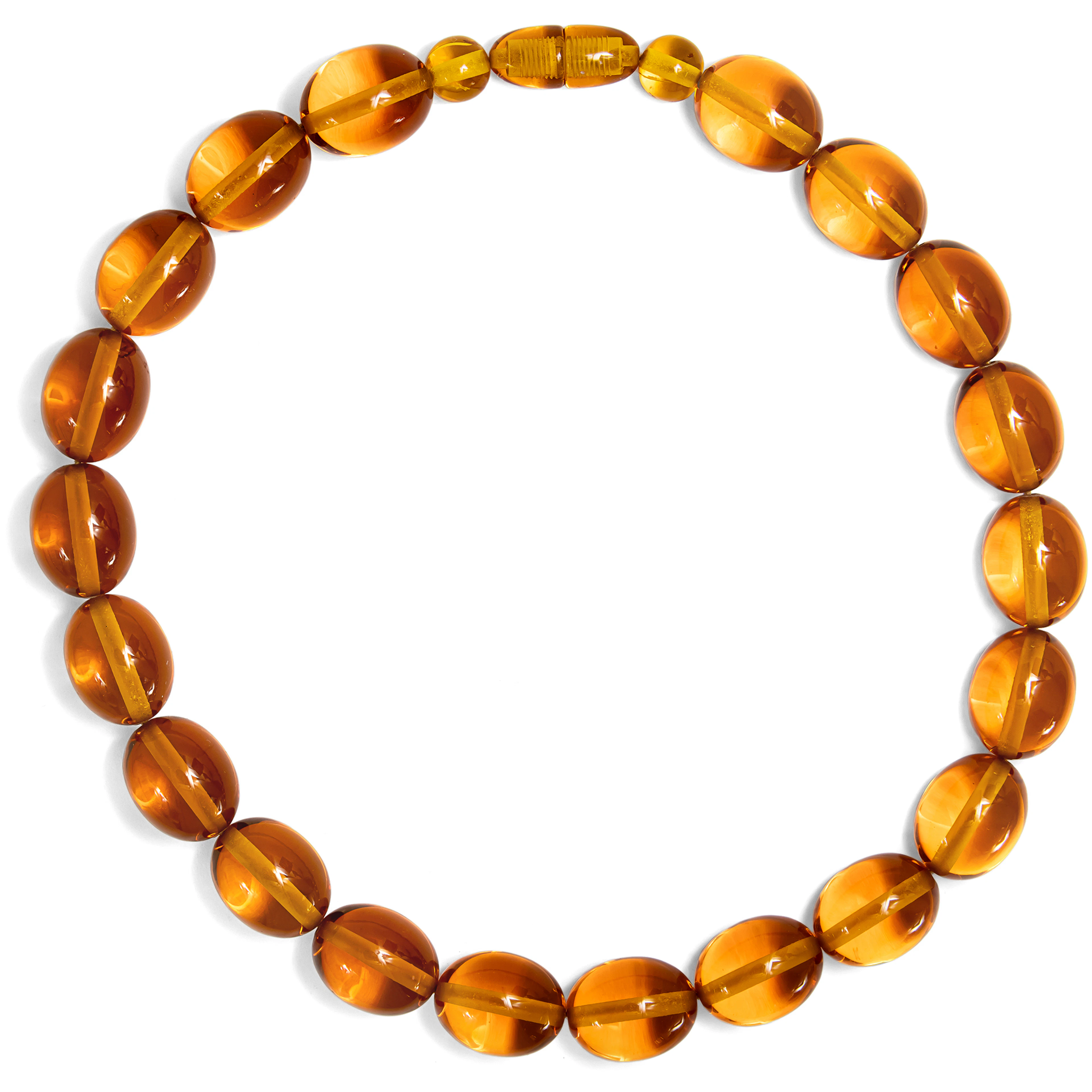 Vintage "Real Amber" Necklace, c. 1975