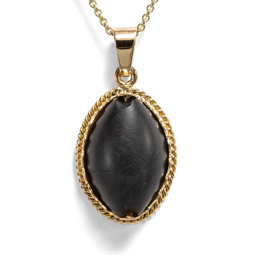 Pendant with an Ancient Egyptian Seal Amulet in Gold, c. 1000 B.C. and c. 1890